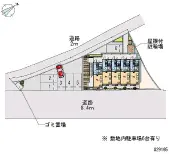 ★手数料０円★大牟田市明治町３丁目　月極駐車場（LP）